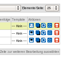 Hier wird die Artikel Übersicht dargestellt, es fehlt das Symbol für Artikel verschieben, wie man das aus den Kategorien kennt.